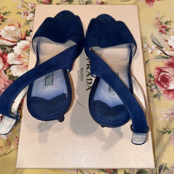 Prada Asymmetrical Sling Sandal - Picture 3 of 5
